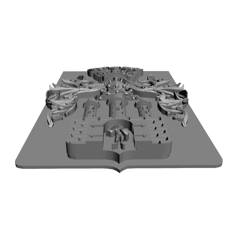 картинка Рыцарский герб RG1-068 3D-STL.COM