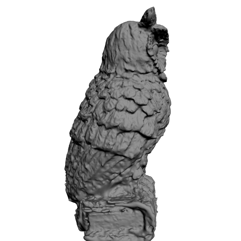 картинка Сова статуэтка F3-077 3D-STL.COM