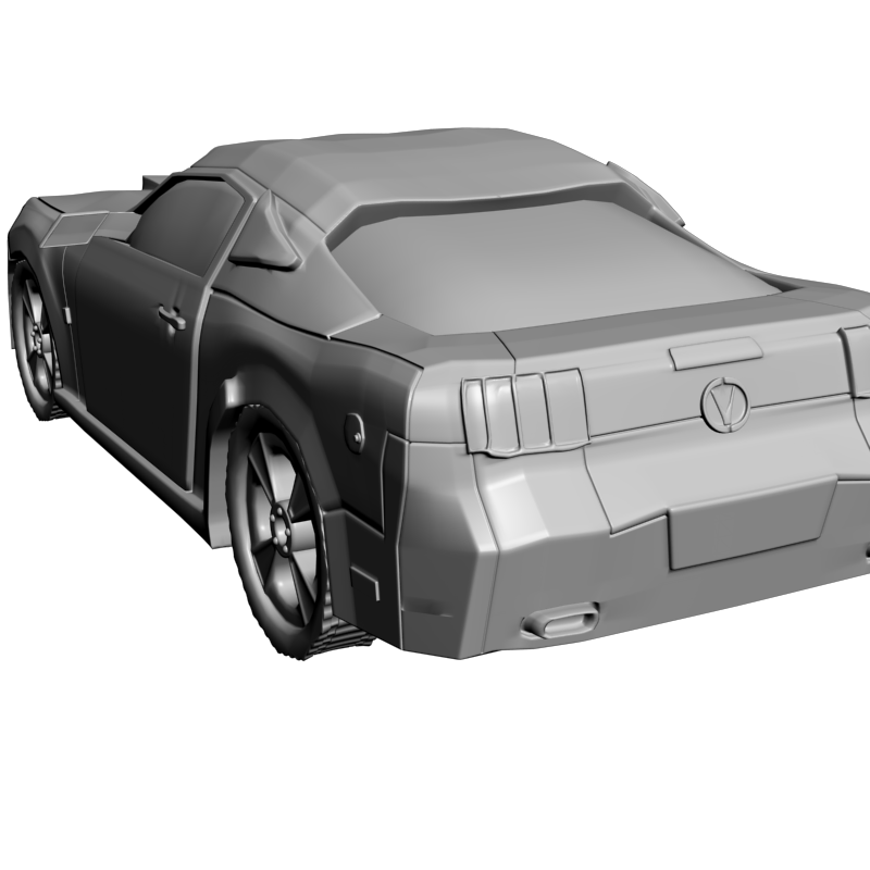 картинка Игрушечная машинка в стиле апокалипсиса PI1-375 3D-STL.COM