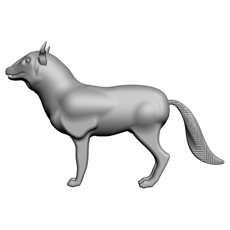 картинка Волк F1-203 3D-STL.COM