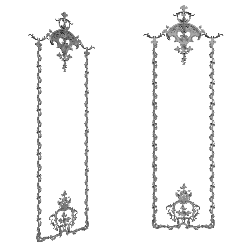 картинка Накладка резная D10-199 3D-STL.COM