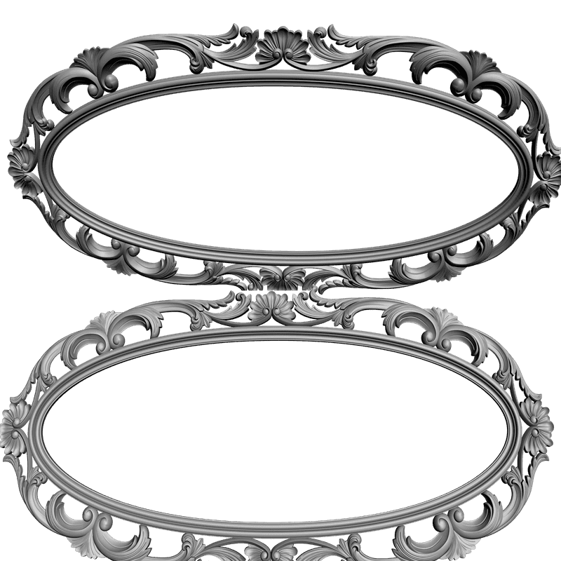картинка Рамка резная D14-065 3D-STL.COM