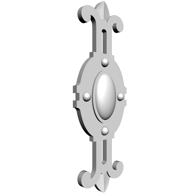 картинка Накладка резная D10-294 3D-STL.COM