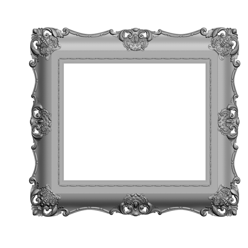 картинка Рама резная D14-543 3D-STL.COM