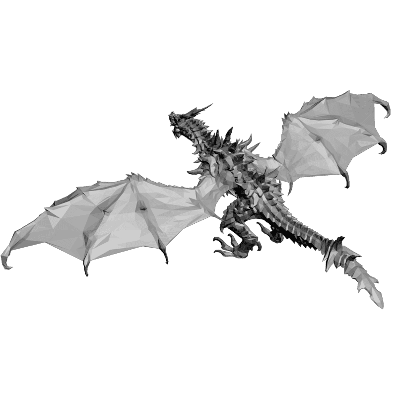 картинка Дракон Алдуин PI1-313 3D-STL.COM