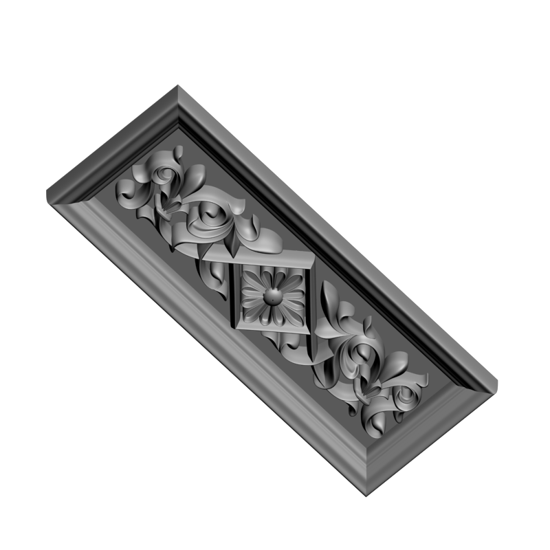 картинка Накладка декоративная резная D10-420 3D-STL.COM
