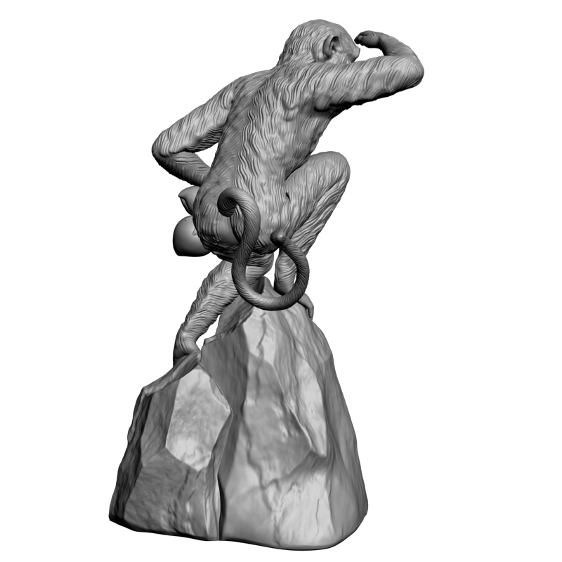 картинка Обезьяна PI1-246 3D-STL.COM