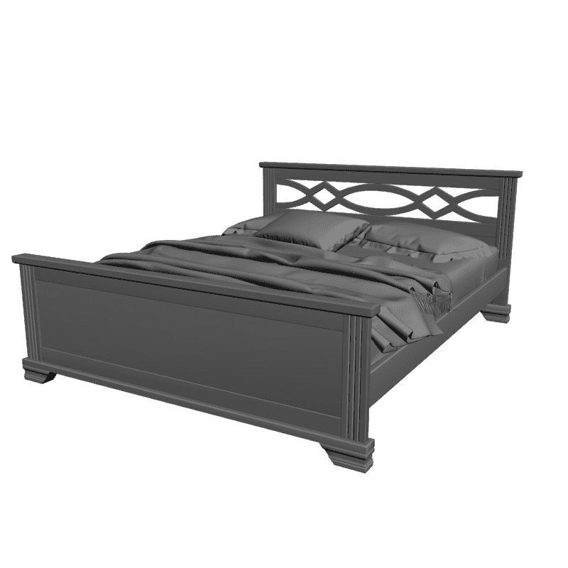 картинка Кровать Лира M4-190 3D-STL.COM