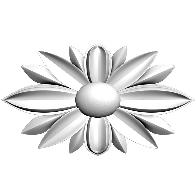 картинка Розетка резная D16-323 3D-STL.COM