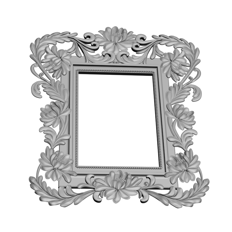 картинка Рама резная D14-563 3D-STL.COM