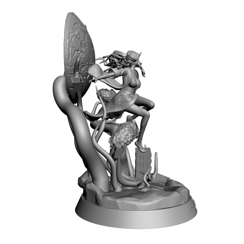 картинка Незуко Камадо из аниме PI1-545 3D-STL.COM