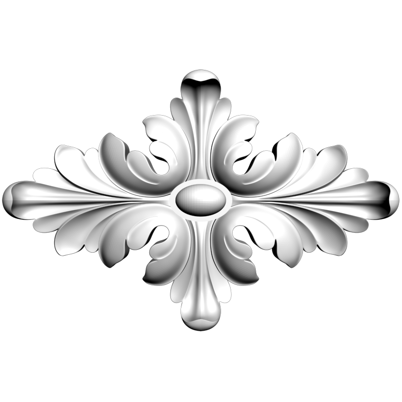 картинка Розетка резная D16-313 3D-STL.COM