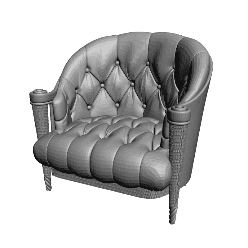 картинка Кресло M3-056 3D-STL.COM