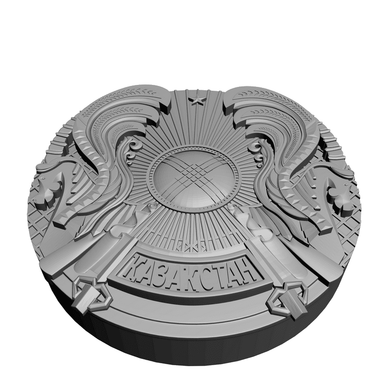 картинка Герб Казахстана RG1-002 3D-STL.COM