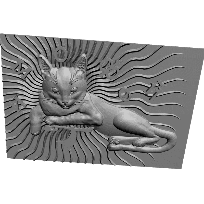 картинка Кот Тимофей F1-056 3D-STL.COM
