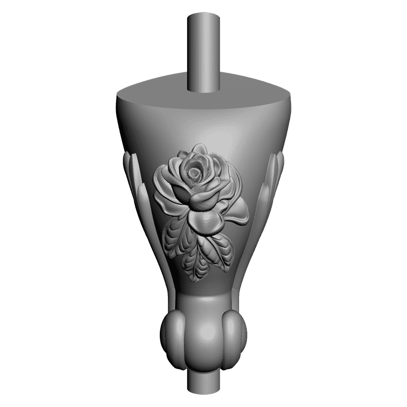 картинка Ножка резная M6-028 3D-STL.COM