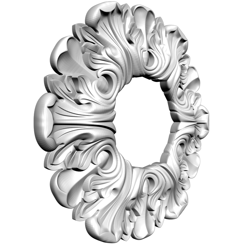картинка Розетка резная D16-298 3D-STL.COM