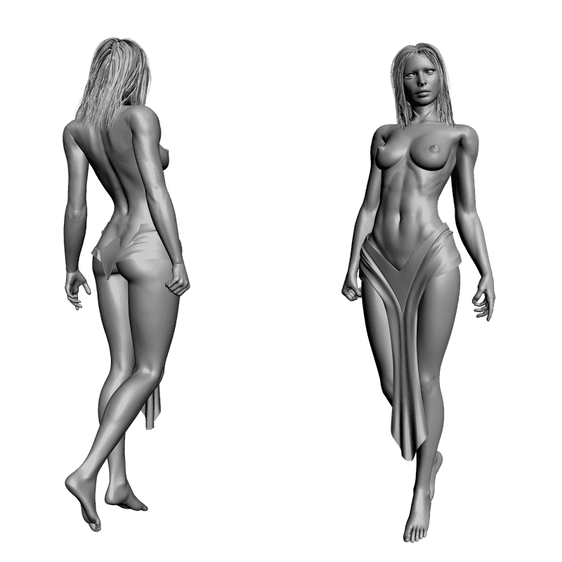 картинка Девушка L3-015 3D-STL.COM