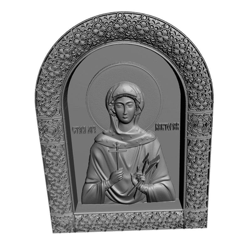 картинка Святая мученица Виктория V3-270 3D-STL.COM