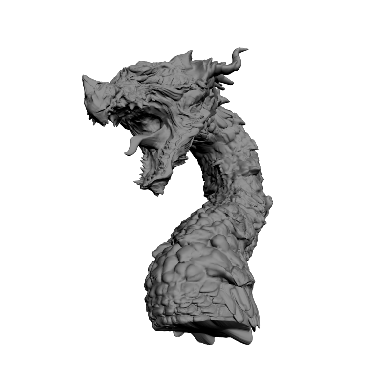 картинка Дракон F6-038 3D-STL.COM
