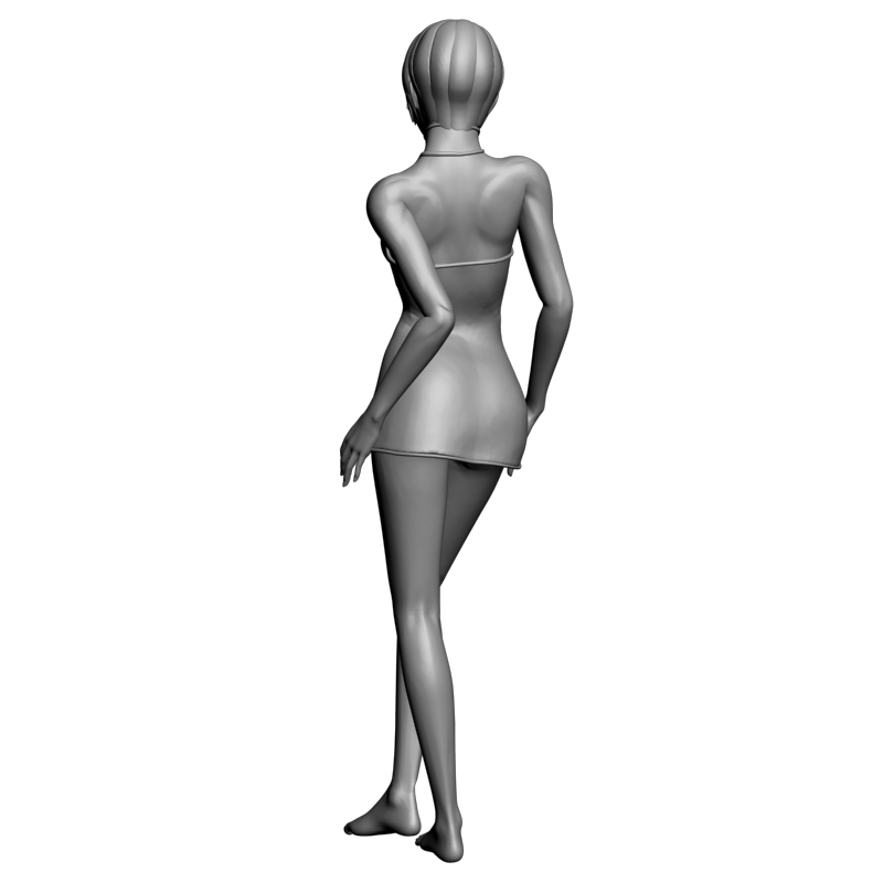 картинка Красивая девушка L3-197 3D-STL.COM