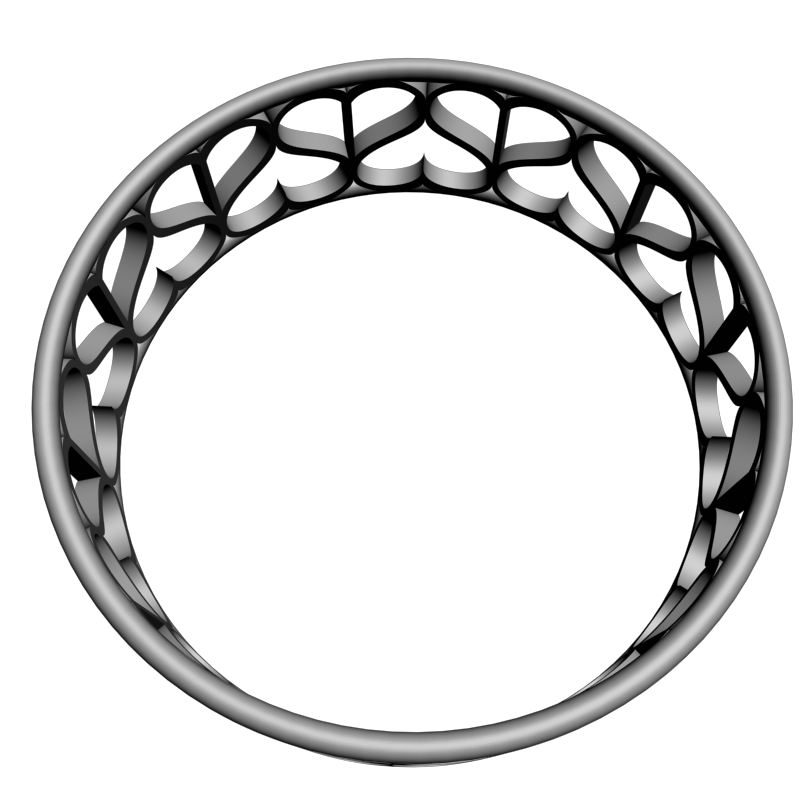 картинка Сердечный Браслет RY1-025 3D-STL.COM