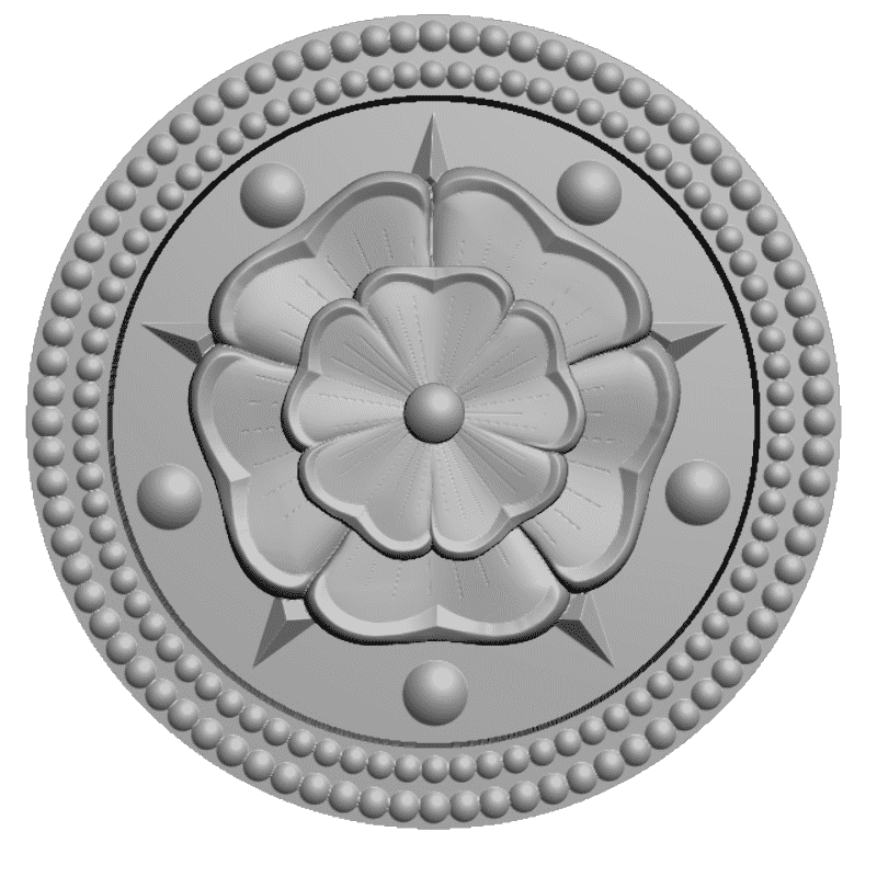 картинка Розетка декоративная D16-279 3D-STL.COM