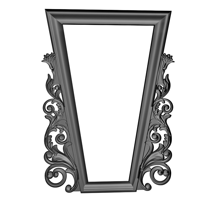 картинка Рама резная D14-462 3D-STL.COM