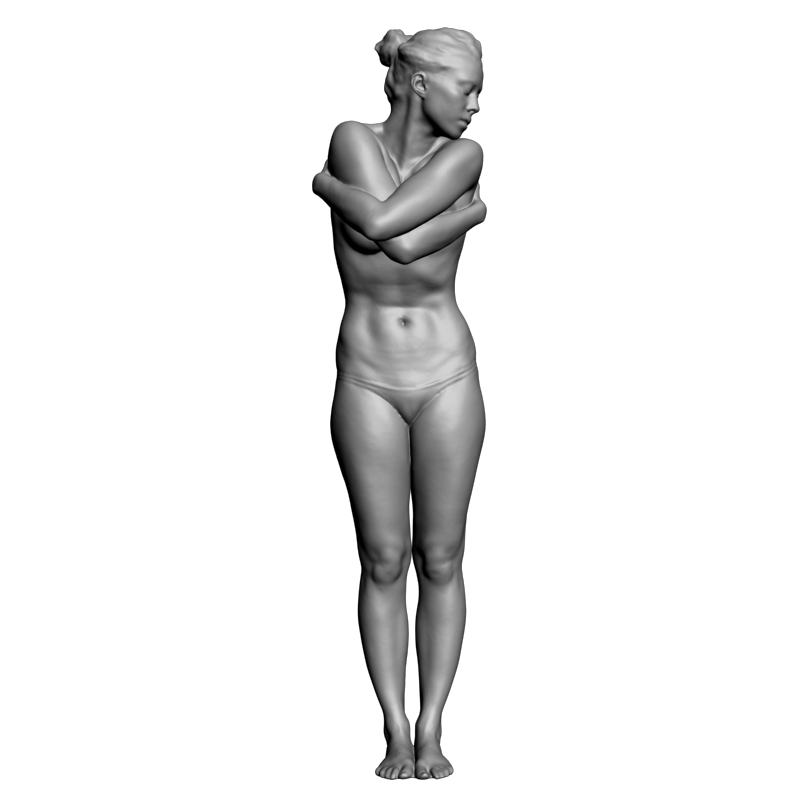 картинка Голая девушка L3-228 3D-STL.COM