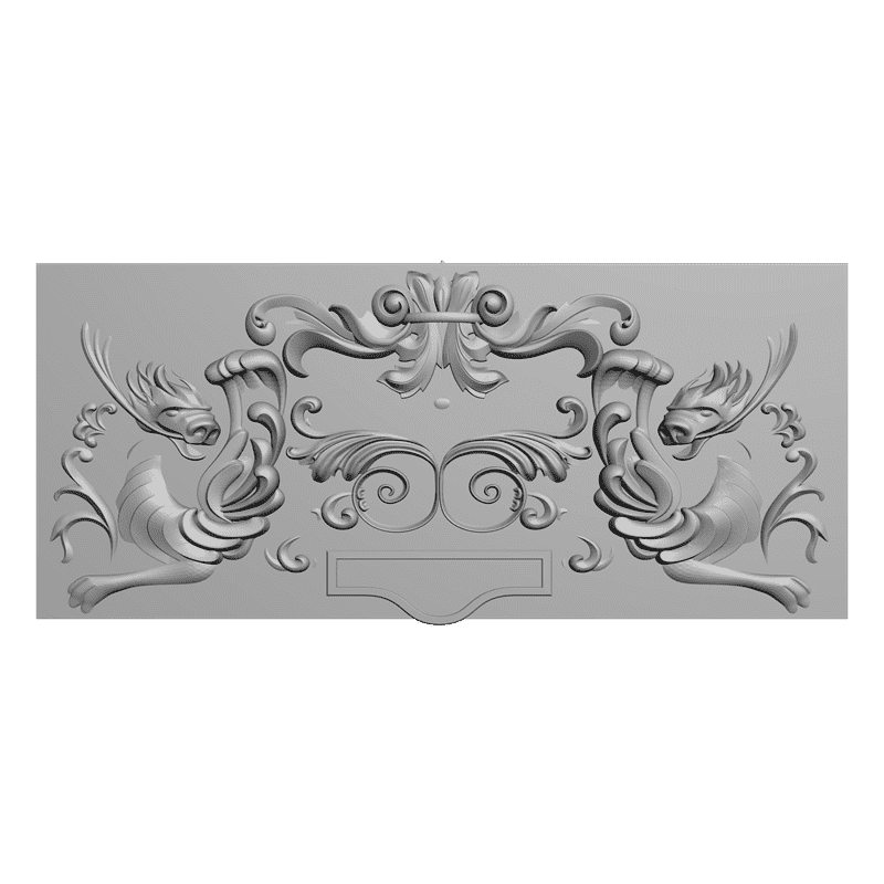 картинка Накладка резная D10-081 3D-STL.COM