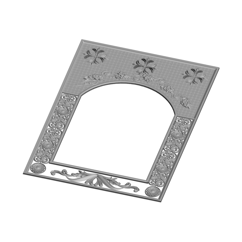 картинка Рамка резная D14-610 3D-STL.COM