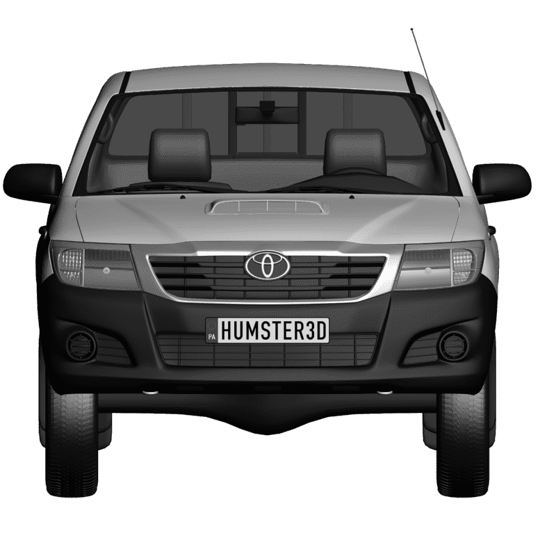 картинка Toyota Hilux Regular Cab 2012 RT3-053 3D-STL.COM