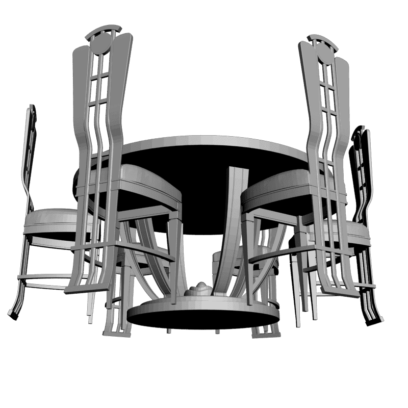 картинка Кухонный гарнитур M5-023 3D-STL.COM