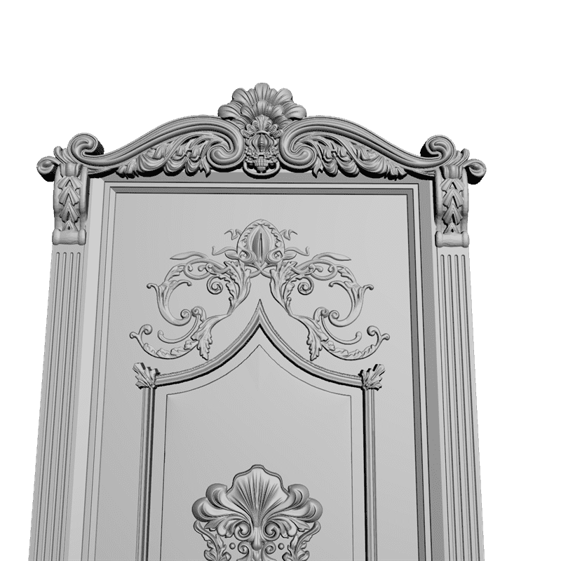 картинка Дверь резная H3-032 3D-STL.COM