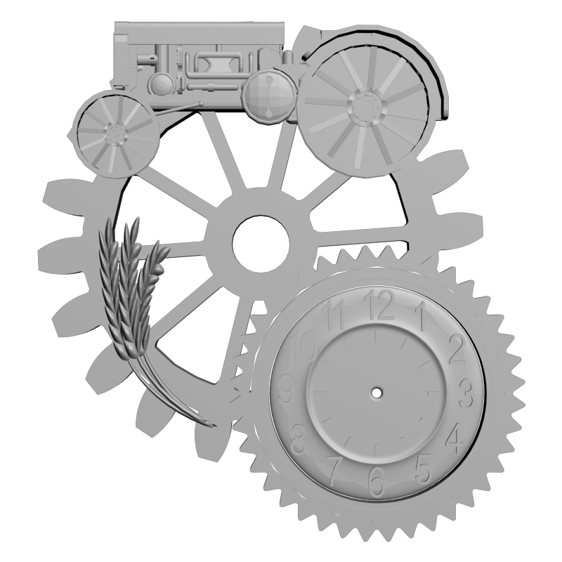 картинка Часы настенные P3-191 3D-STL.COM
