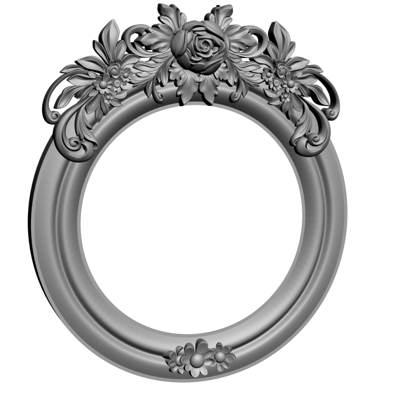 картинка Круглое зеркало D14-375 3D-STL.COM