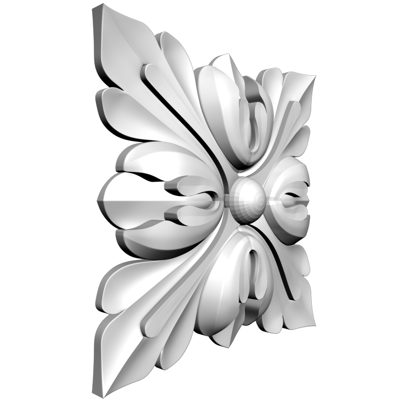 картинка Розетка резная D16-316 3D-STL.COM