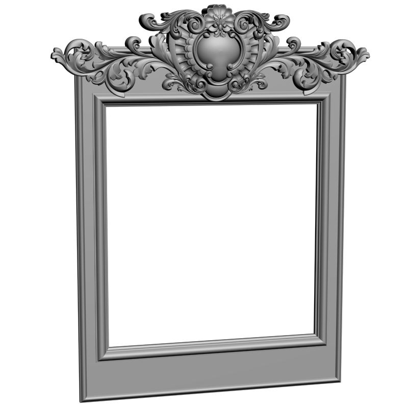 картинка Квадратная рама D14-376 3D-STL.COM