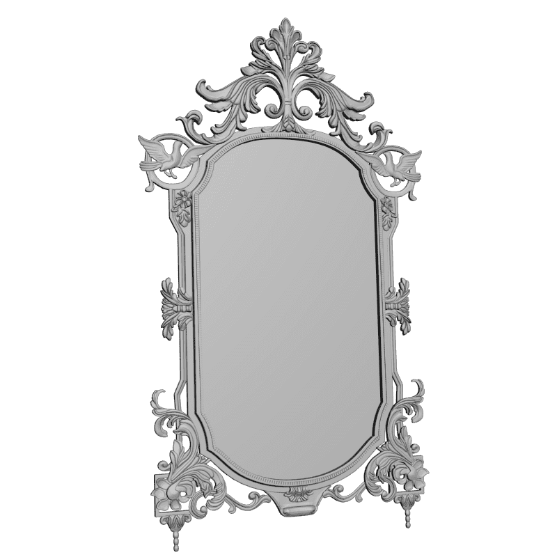 картинка Рамка зеркала D14-339 3D-STL.COM
