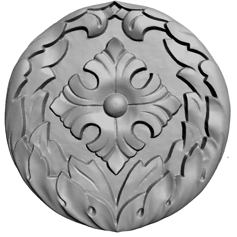 картинка Розетка резная D16-116 3D-STL.COM