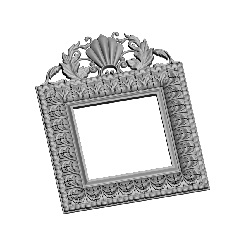 картинка Рамка резная D14-570 3D-STL.COM