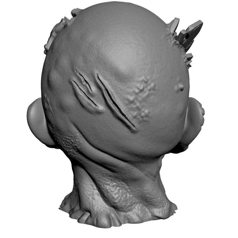 картинка Голова зомби L5-090 3D-STL.COM