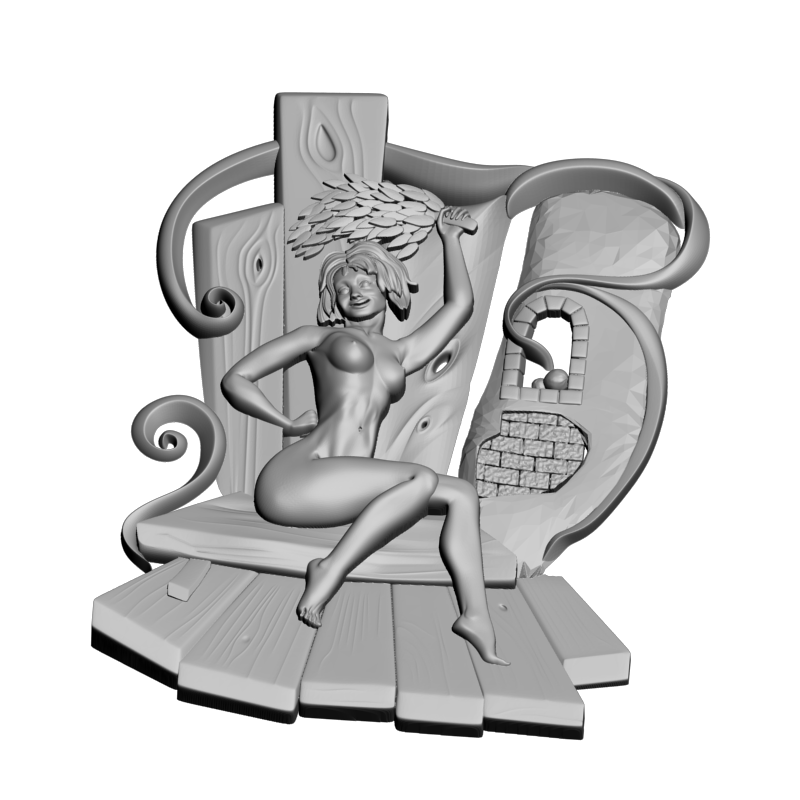 картинка Банная табличка L1-143 3D-STL.COM