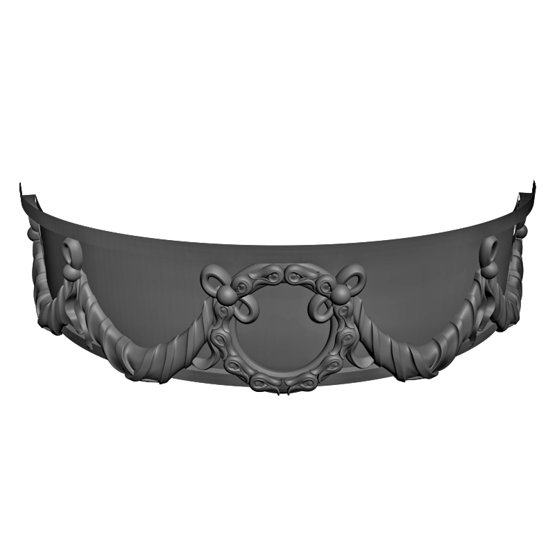 картинка Накладка декоративная рамная D10-413 3D-STL.COM