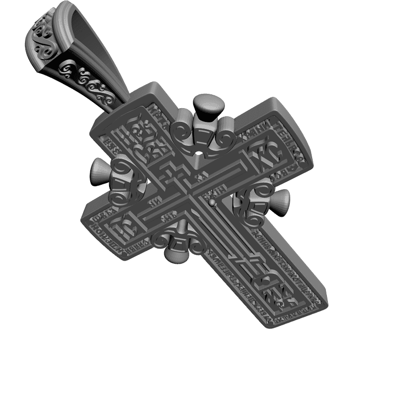 картинка Крестик RY4-011 3D-STL.COM