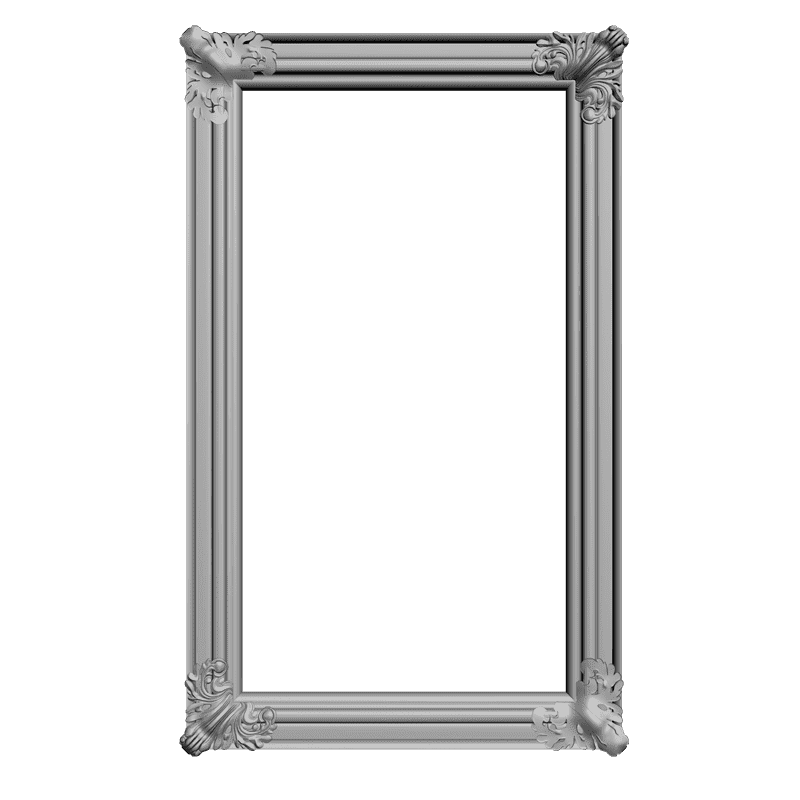 картинка Рамеа резная к зеркалу D14-028 3D-STL.COM