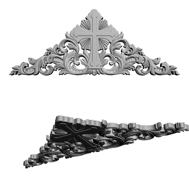 картинка Верх с крестом V9-053 3D-STL.COM