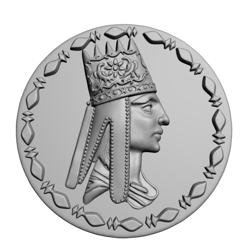 картинка Царица в круге L1-115 3D-STL.COM