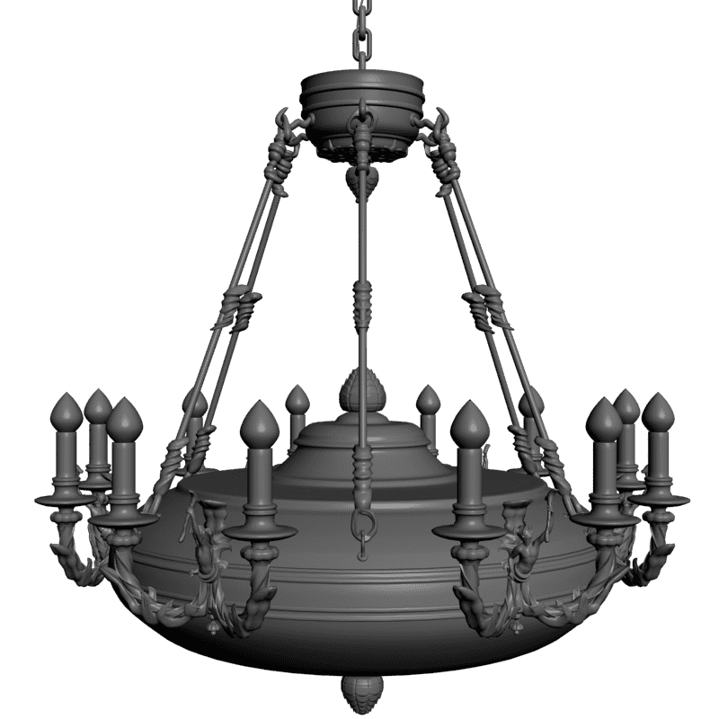 картинка Люстра H6-024 3D-STL.COM