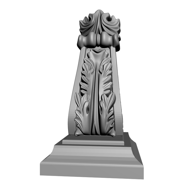картинка Кронштейн резной D9-228 3D-STL.COM